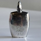 Vintage Japanese Geisha 950 Sterling Silver Etched Perfume Bottle  Engraved  