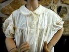 Antique Womens Dress Coat Night Robe Lace Trim Victorian