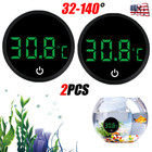 2pcs Aquarium Digital Thermometer Led Fish Tank Temperature Gauge Touch Screen