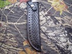 Leather Custom Sheath Fits Buck120 Knife Not Included