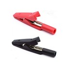 Red And Black Insulated Safety Multimeter Test Leads Alligator Clips Electric   