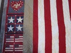 Usa Handmade Throw Quilt- American Flag  - 57  X 62  Veteran Military 250th Bd