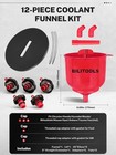 Bilitools No-spill Coolant Funnel Kit - 12pcs Specialized Radiator Flush
