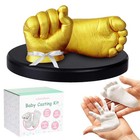 Baby Casting Kit Hands And Feet  Newborn Keepsake Foot Hand Mold Kit  Plaster   