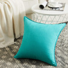 2 Packs Premium Faux Suede Decorative Throw Pillow Covers  Super Soft Square Pil