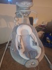 Ingenuity Inlighten Baby Swing With Mesh Fabric  Lights   Vibration  Braden