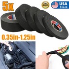 1 5x 15m Heat-resistant Flame Retardant Tape Adhesive Cloth Tape For Car Harness
