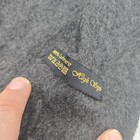 Unisex Warm Long Charcoal Gray 100  Cashmere Scarf With Fringe 12 x66  Autumn 