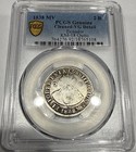 1838 Mv 2 Reales Ecuador Quito Vg Detail Cleaned Pcgs Rare  g36 