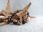 17pcs Beads Energy Tibetan Old Agate Dzi Bead Amulet Bracelet Prayer Beads