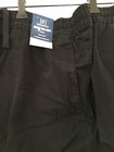 New George Mens Woven Pull On Shorts Super Soft Above The Knee 9    Black  U Pick