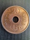 1944 20 Mils  palestine British Mandate rare  beautifully  xf 