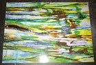Vtg Rare Korean Postcard Myung-ja Lee Abstract Art Painting Korea Unposted