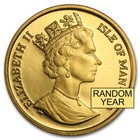 Isle Of Man 1 5 Oz Gold Cat Bu proof  random 