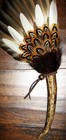 Drake Native American Smudge Feather Fan Antler
