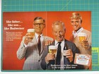 Print Ad 1960s Budweiser Beer Family Generations 2 Page 1967 Vintage Cocktail