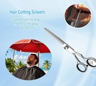 Professional Hair Cutting Scissors Barber Shears Razor Sharp Salon Steel Blade  