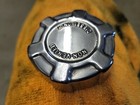 Polished Non-vented 2  Aluminum Diesel Fuel Cap Long Chain
