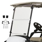 Yamaha Drive2  2017-up  Clear Folding Golf Cart Windshield - Us Made