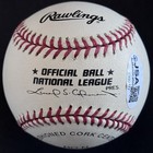Ron Santo Signed      10     On Official Nl Baseball Chicago Cubs Mlb Hof Jsa Coa