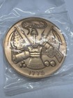 Us Army Bicentennial Commemorative Bronze 3  Medal Mint In Box 1775-1975
