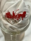 4 Mackinac Island Michigan Glass Grand Hotel Logo Goblet Glasses Never Used