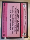 2018 Topps Wwe Seth Rollins Event-worn Shirt Relic Insert   99 Card The Shield