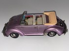 Vintage Tin Battery Operated Volkswagen Convertible Vw By Nomura Of Japan 9-3 4   