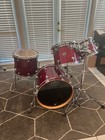 Dw Performance Series 5 Pc  Drum Kit  Gorgeous Cherry Stain Lacquer    Mint 