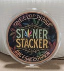 1 Oz Copper Fine  999 Colorized Stoner Stacker In Capsule Limited Mintage 5000