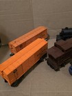 Vintage O Gauge Train  lionel Lines Freight Car Lot
