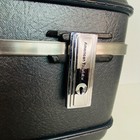 Vintage 1960s Gray Train Case American Tourister Hardshell Travel Luggage Silver
