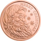 1 Oz Golden State Mint Copper Round 2024 Santa  999 Fine Tube Of 20