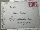          Waffen-ss 1944 Field Letter W  Envelope     Wels  Austria  8 Nov 1944 