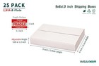 Wisaiboxl 9x6x1 3 Inch Shipping Boxes With Fragile Inches  White