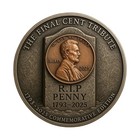 2pcs The Final Cent Tribute R i p Penny1793   2025 Commemorative Edition Coin