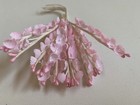 Old Stock Unused Vintage Bunch Pink Millinery Lily Of Valley   12 Stems