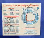 1967 Detroit Lions Football Schedule - United Airlines