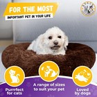 Calming Fluffy Soft Fuzzypet Bed   Blanket For Pet Cats dog- Medium- Dark Brown