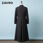 Custom Tailored Black Roman Cassock Catholic Priest Clergy Robe