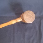 Vintage Solid Wood Gavel Judge Auctioneer Political