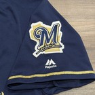 Milwaukee Brewers Team Issue Jersey Taylor Jungmann  26 Majestic Home 2016 Sz 48