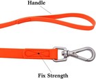 Dog Training Leash Pvc Coated Nylon Webbing Waterproof Heavy Duty Recall Lead
