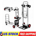 2 In 1 700lbs Heavy Duty Aluminum Hand Truck Folding Dolly Cart Portable Trolley
