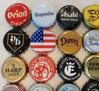 25 Unique Microbrew Beer Bottle Cap Top Lot - All Different - Some Rare Htf  9 