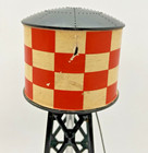 Gilbert American Flyer S Gauge 772 Checkerboard Water Tower For Parts Or Rest 