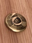 Vintage Elvis Presley Blue Suede Shoes Pinback Button Gold Portrait Pin Back