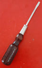 Nos Stanley Usa 66-453 Wood Handled Slotted Flat Head  Screwdriver 3 16  Blade