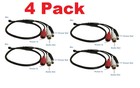 4 Pack Audio Mic Microphone For Cctv Security Camera