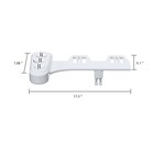 Bidet Fresh Water Spray Kit Non Electric Toilet Seat Attachment With Dual Nozzle